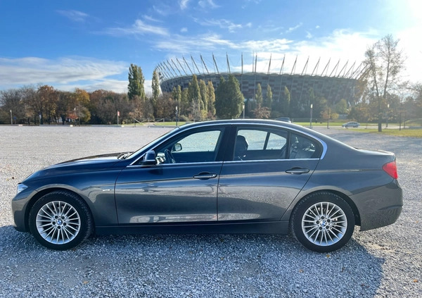 BMW Seria 3 cena 56000 przebieg: 203000, rok produkcji 2014 z Warszawa małe 79